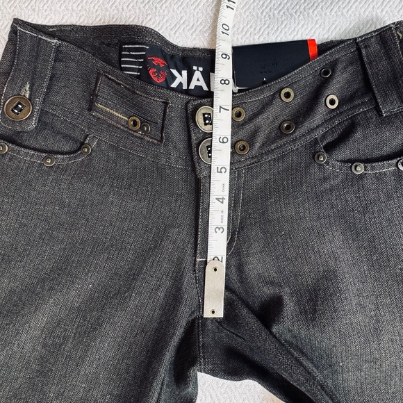 NWT KÄRV Eddy Pants Straight Leg Side Stripe Women's Size 26 Charcoal Grey - Picture 11 of 15
